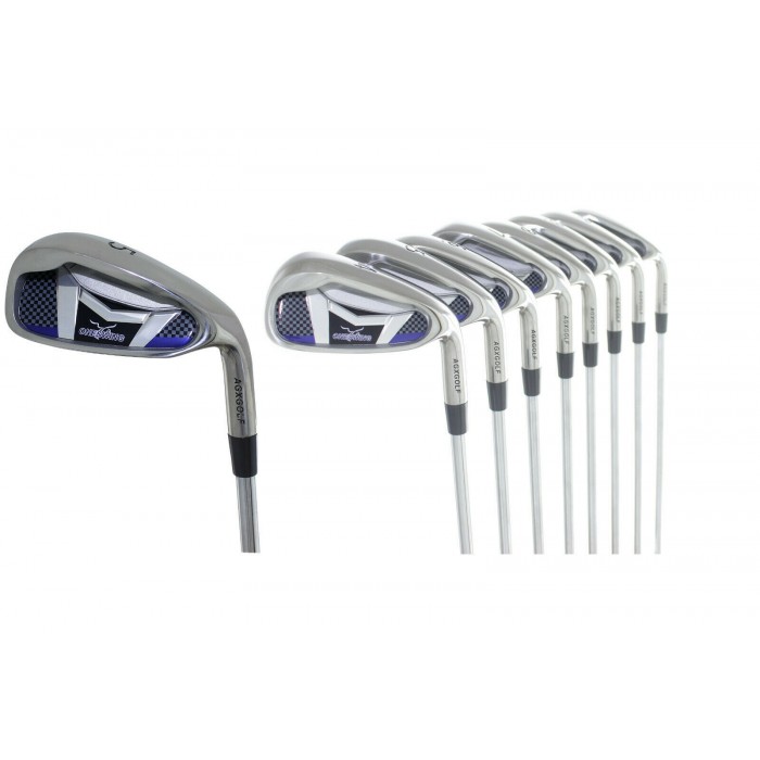 MENS AGXGOLF COMPLETE GOLF CLUB SET w/SAME LENGTH IRONS + w460cc DRIVER